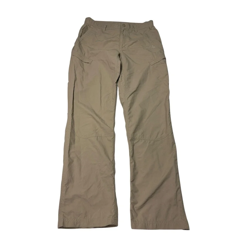 The North Face Mens Tan Khaki Nylon Ripstop Hiking Pants Size 30X31 T338 CZ17
